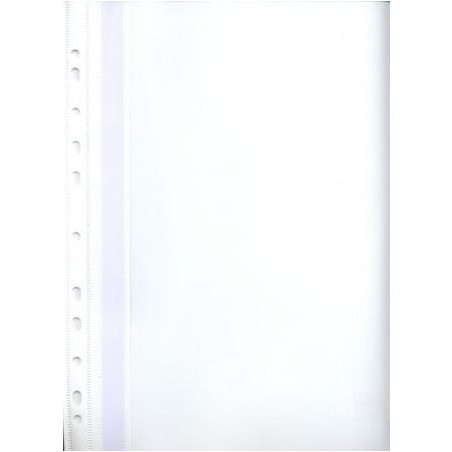 Skoroszyt wpinany do segregatora EVO biały 25 sztuk 400076706 BANTEX BUDGET