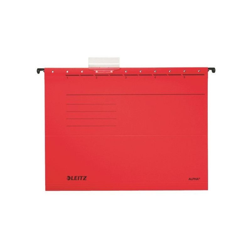 Teczka zawieszana ALPHA czerwona LEITZ 19850125