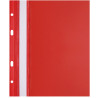 Skoroszyt na dokumenty twardy A5 wpinany do segregatora 10 sztuk czerwony SH-11-01 BIURFOL