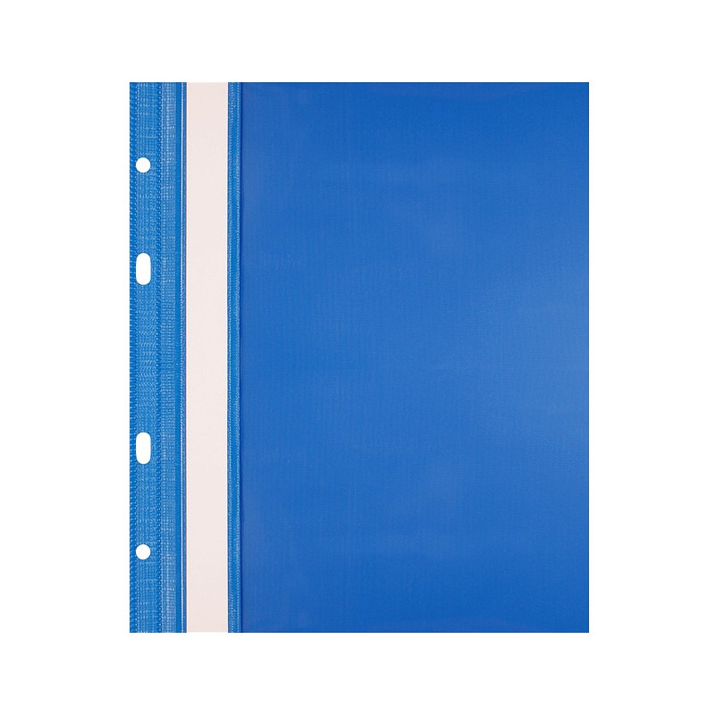 Skoroszyt na dokumenty twardy A5 wpinany do segregatora 10 sztuk niebieski SH-11 BIURFOL