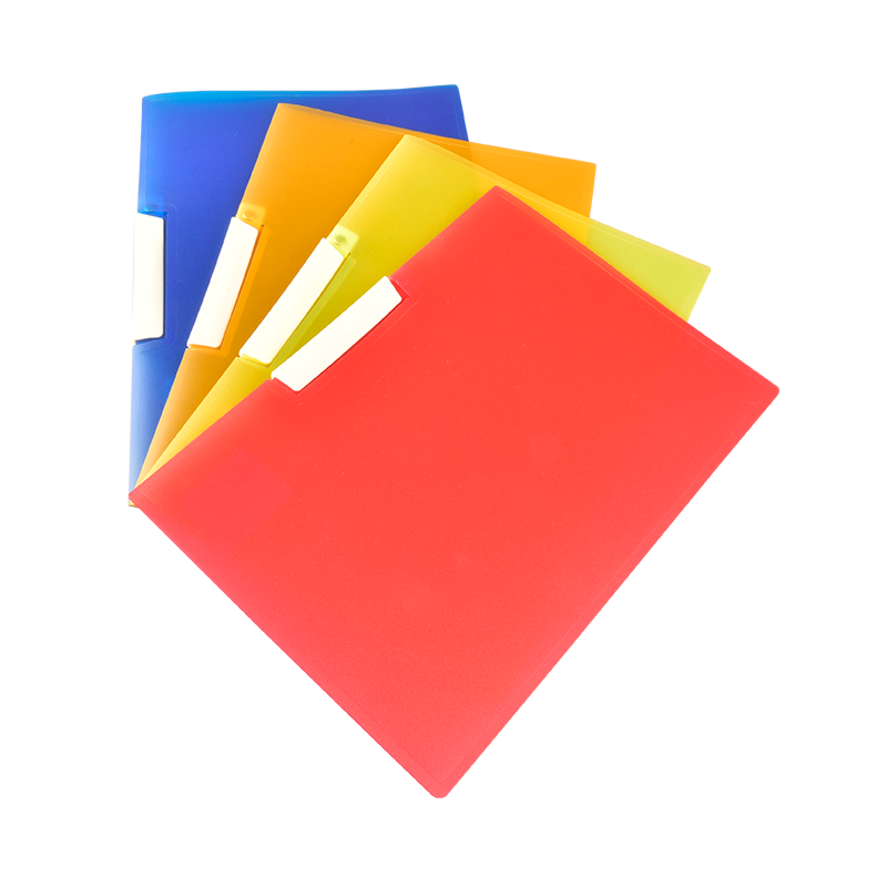 Skoroszyt A4 PP zaciskowy czerwony BT620-C TETIS