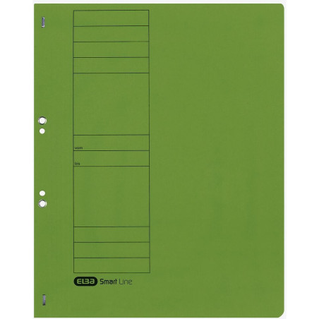 Skoroszyt wpinany do segregatora A4 zielony 100551872 ELBA