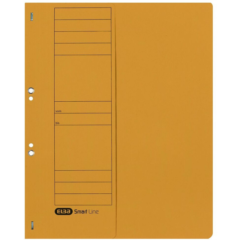 Skoroszyt oczkowy 1/2 A4 żółty 100551878 ELBA