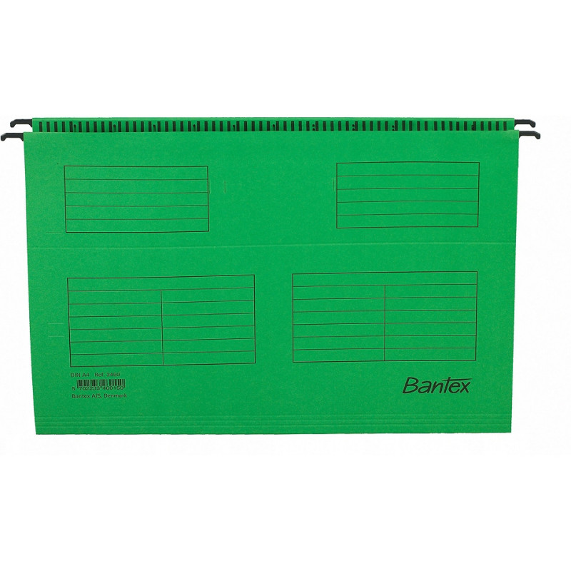 Teczka zawieszana na dokumenty STANDARD zielona 100331436 BANTEX