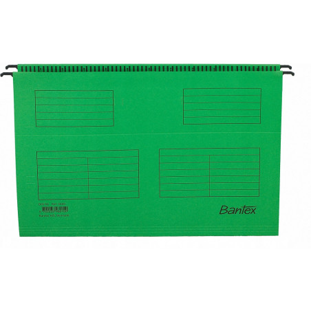 Teczka zawieszana na dokumenty STANDARD zielona 100331436 BANTEX