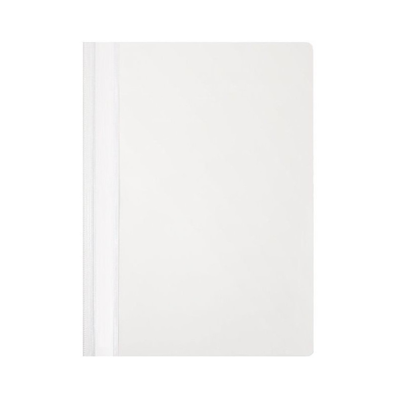 Skoroszyt na dokumenty twardy A4 10 sztuk biały NATUNA