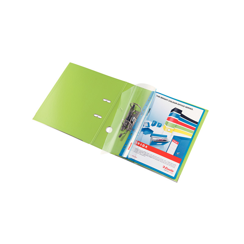 Skoroszyt wpinany ESSELTE zielony 13587 10szt. w folii