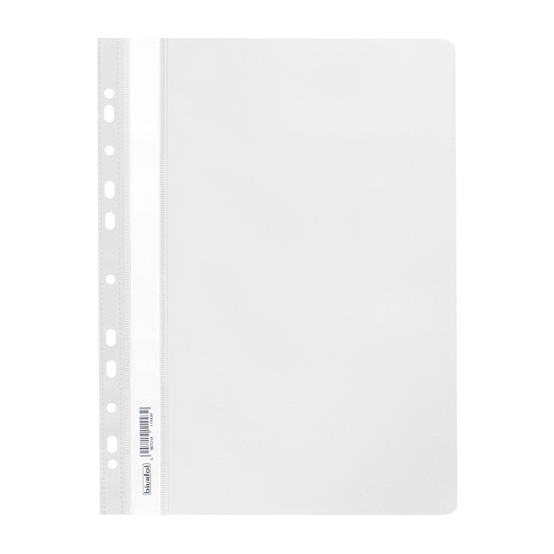 Skoroszyt na dokumenty miękki A4 wpinany do segregatora 20 sztuk biały SPP-02-06 BIURFOL