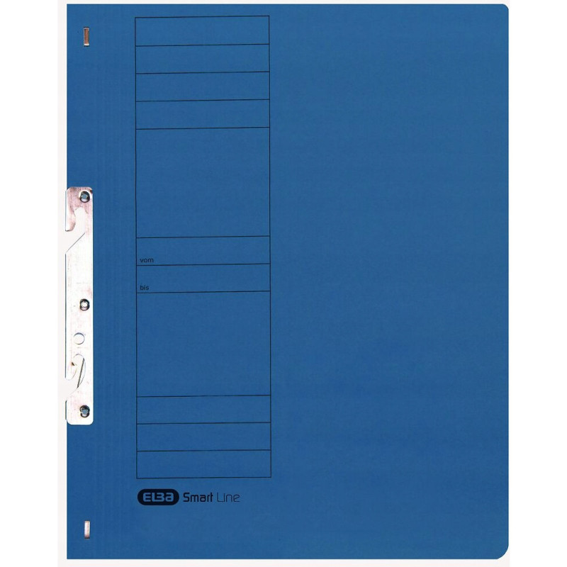 Skoroszyt wpinany do segregatora hakowy A4 niebieski 100551883 ELBA