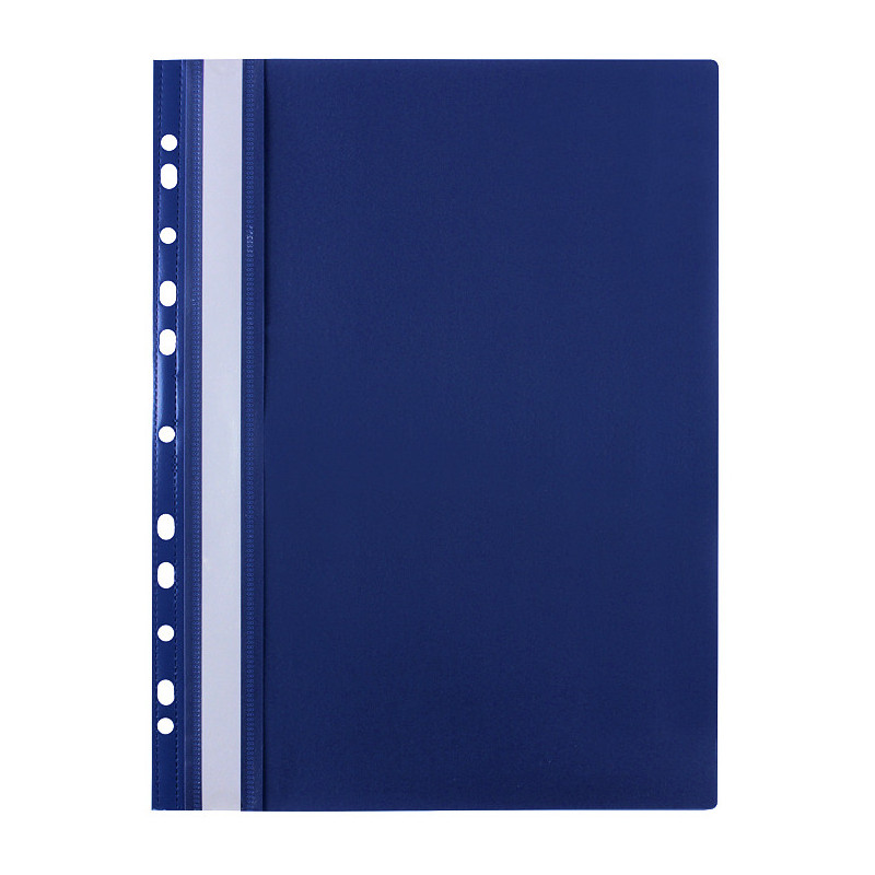 Skoroszyt na dokumenty miękki A4 wpinany do segregatora 20 sztuk granatowy SPP-02-09 BIURFOL