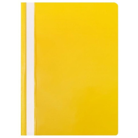 Skoroszyt na dokumenty twardy A4 10 sztuk żółty NATUNA