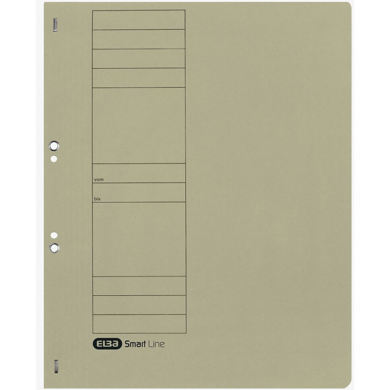 Skoroszyt wpinany do segregatora A4 szary 100551873 ELBA