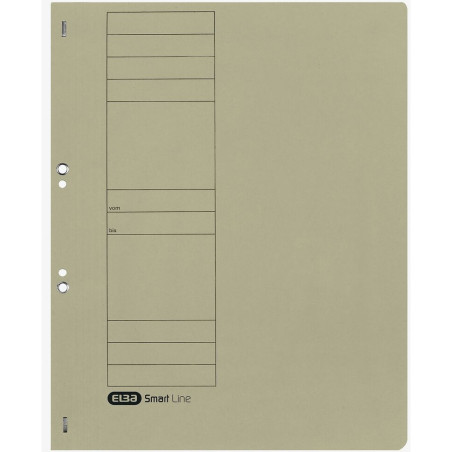 Skoroszyt wpinany do segregatora A4 szary 100551873 ELBA
