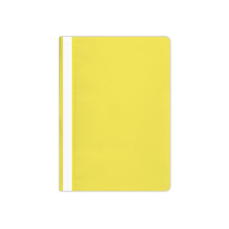 Skoroszyt zawieszany PP NATUNA żółty (20szt) wzmocniony polipropylenowy