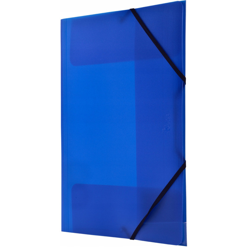 Teczka z gumką na rogach A4 PP niebieska BT624-N TETIS