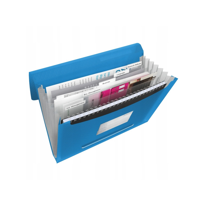 Teczka z przegródkami ESSELTE VIVIDA niebieska 624015