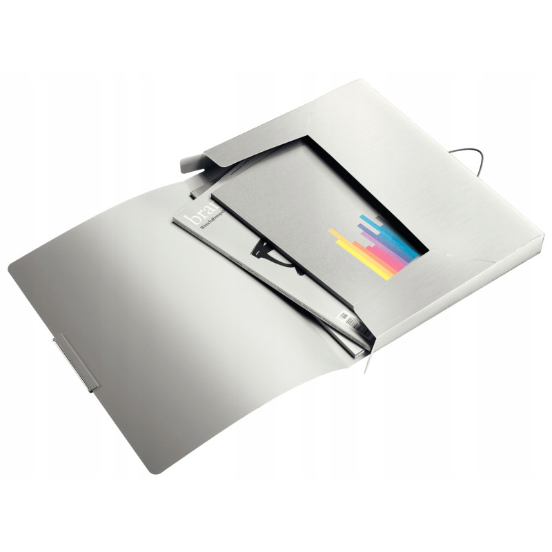 Teczka z gumką LEITZ STYLE 30mm A4 Arktyczna biel 39560004