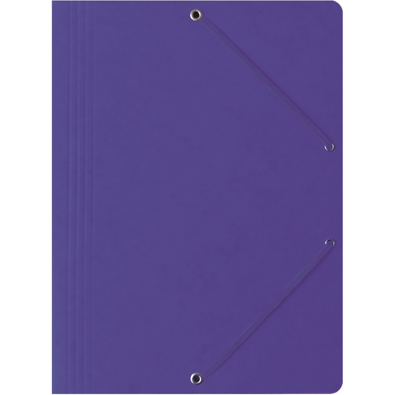 Teczka na dokumenty z gumką A4 preszpanowa fioletowa 400087828 BANTEX