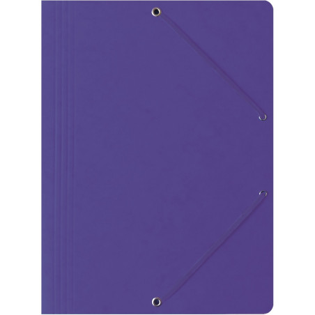 Teczka na dokumenty z gumką A4 preszpanowa fioletowa 400087828 BANTEX