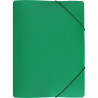 Teczka z gumką szeroka na dokumenty A4 PP s.pomarańczy zielona TGS-01-02 BIURFOL
