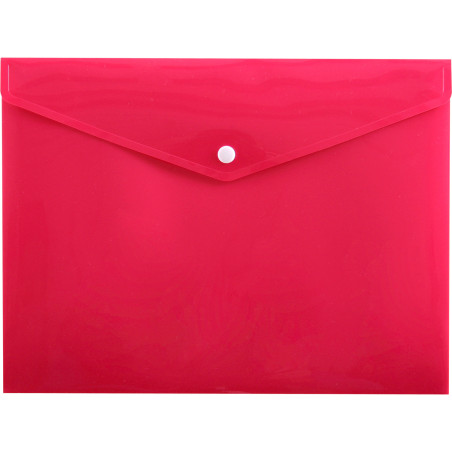 Teczka kopertowa na zatrzask A4 PP-113 różowa TT7589 PENMATE