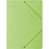Teczka na dokumenty z gumką A4 preszpanowa jasna zielona 400087827 BANTEX