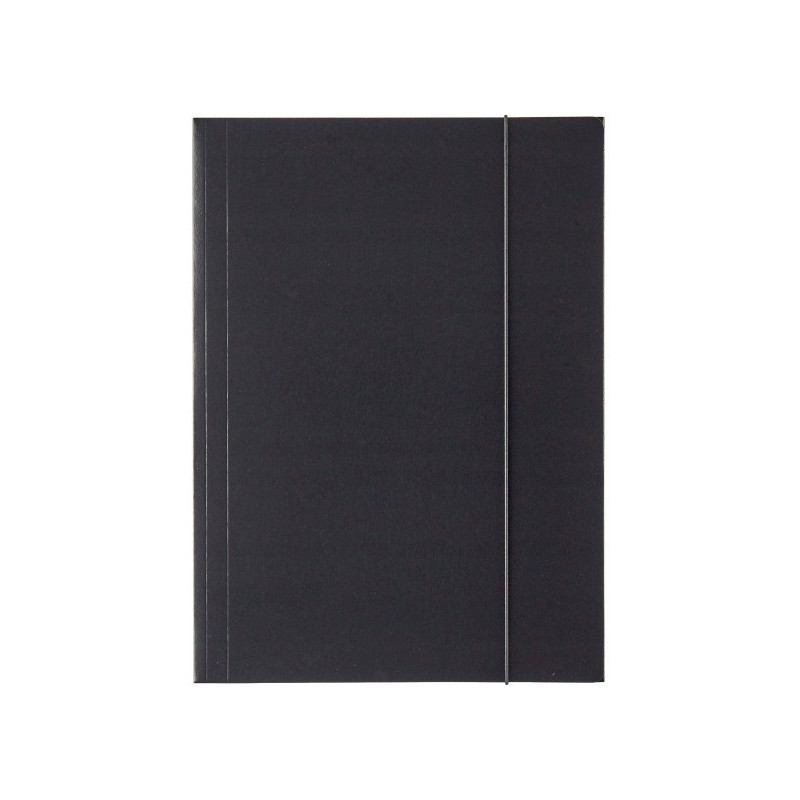 Teczka lakierowana z gumką A4 czarna ESSELTE 13439