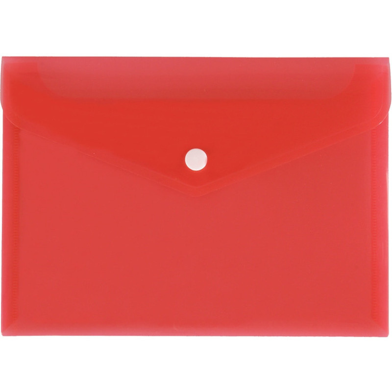 Teczka kopertowa na dokumenty A5 satyna PP czerwona TKS-02-11 BIURFOL