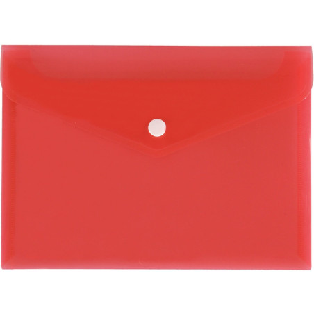 Teczka kopertowa na dokumenty A5 satyna PP czerwona TKS-02-11 BIURFOL