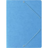 Teczka na dokumenty z gumką A4 preszpanowa jasna niebieska 400087825 BANTEX