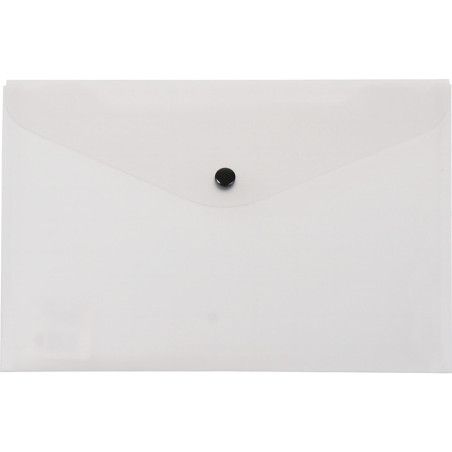 Teczka kopertowa na dokumenty A5 na zatrzask PVC przezroczysta TP-11-11 BIURFOL