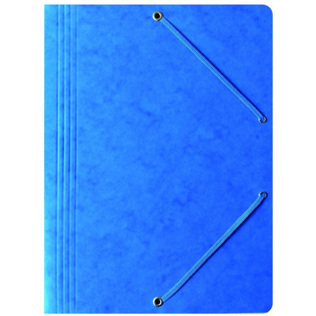 Teczka na dokumenty z gumką A4 preszpanowa niebieska 400087820 BANTEX