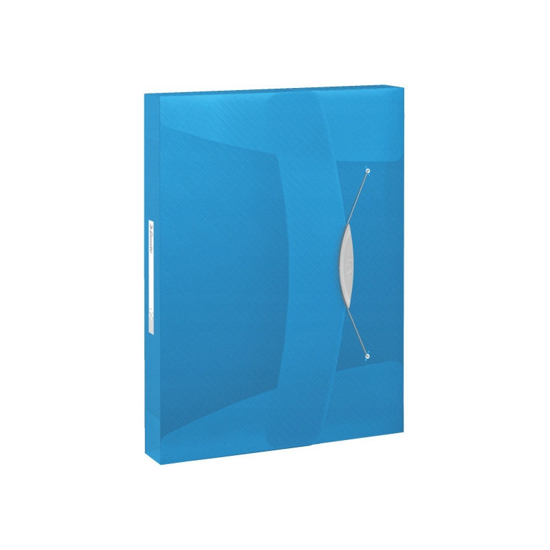 Teczka z gumką ESSELTE VIVIDA 40mm niebieska 624047