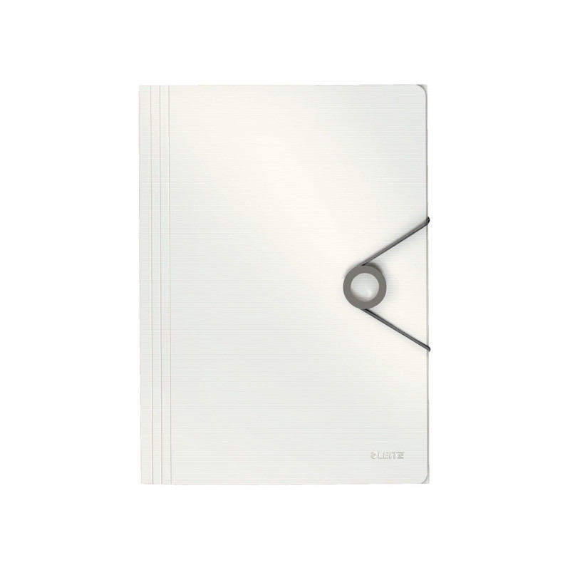 Teczka z gumką A4 PP SOLID biała 45631001 LEITZ