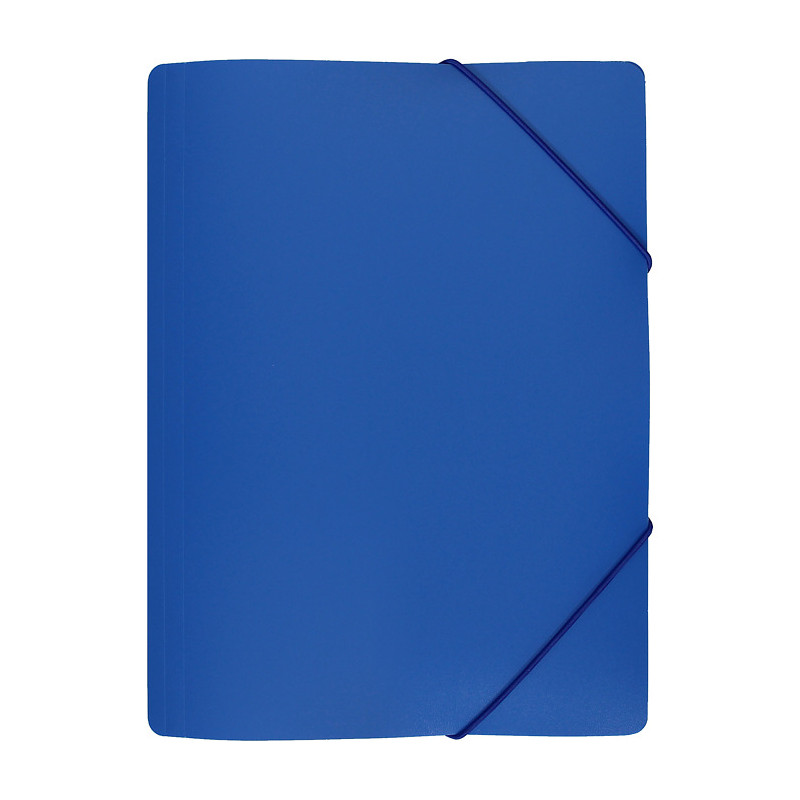 Teczka z gumką szeroka na dokumenty A4 PP s.pomarańczy niebieska TGS-01-03 BIURFOL