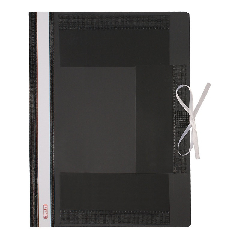 Teczka wiązana czarna(25)BIURF TW-01-05