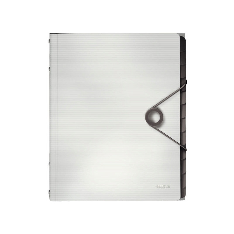 Teczka segregująca 12 przekładek biała PP LEITZ SOLID 45701001