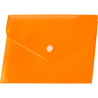 Koperta PP na zatrzask A5 pomarańczowa BT610-P TETIS
