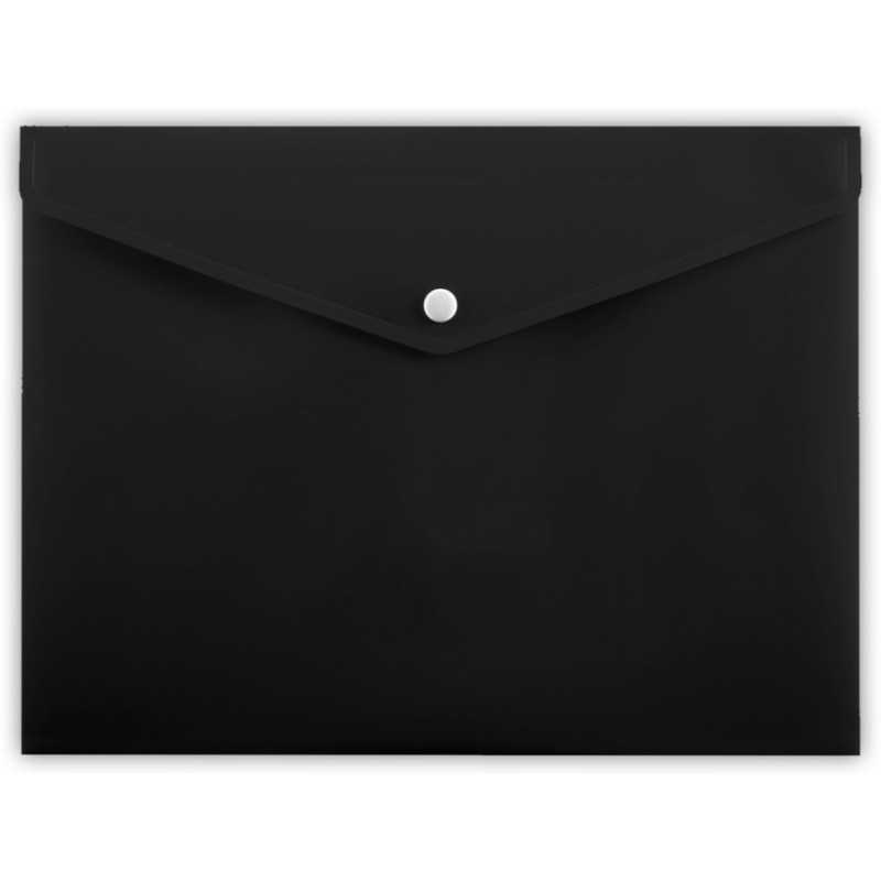 Teczka kopertowa na zatrzask A4 PP -113 czarna TT7783 PENMATE