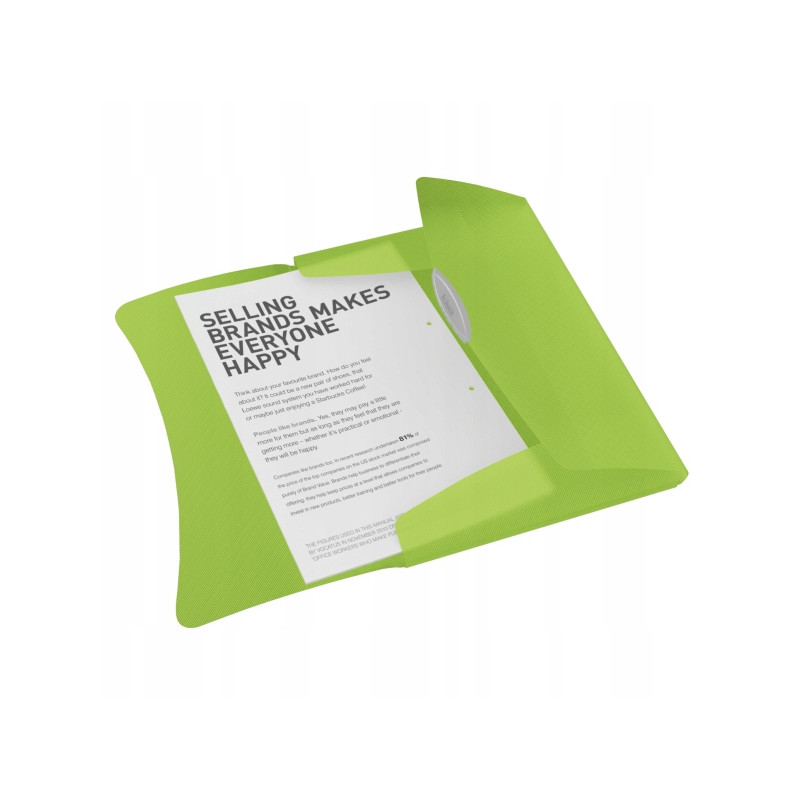 Teczka z gumką ESSELTE VIVIDA 15mm zielona 624041