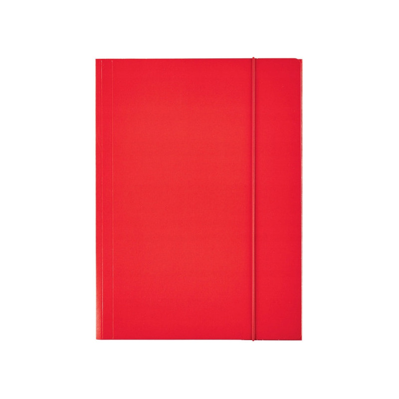 Teczka lakierowana z gumką A4 czerwona ESSELTE 13436