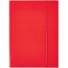 Teczka lakierowana z gumką A4 czerwona ESSELTE 13436