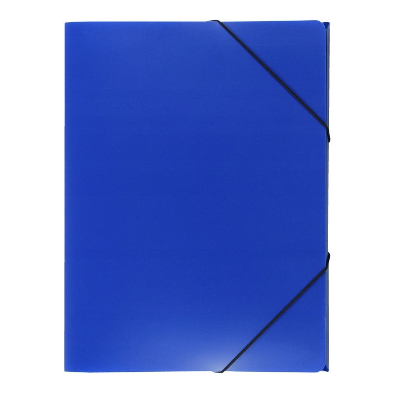 Teczka A4 z gumką szeroka niebieska TG-02-03 BIURFOL