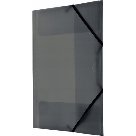 Teczka z gumką na rogach A4 PP czarna BT624-V TETIS