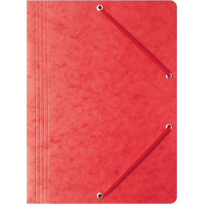 Teczka na dokumenty z gumką A4 preszpanowa czerwona 400087823 BANTEX