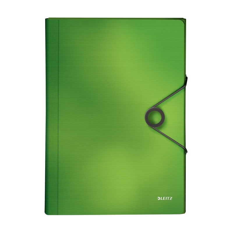 Teczka z przegródkami PP LEITZ SOLID jasnozielona 45791050