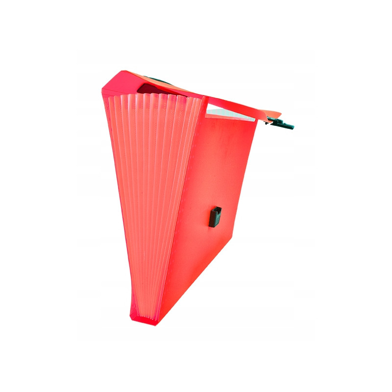 Teczka A4 harmonijkowa PP 13 przegródek z rączką czerwona BT623-C TETIS