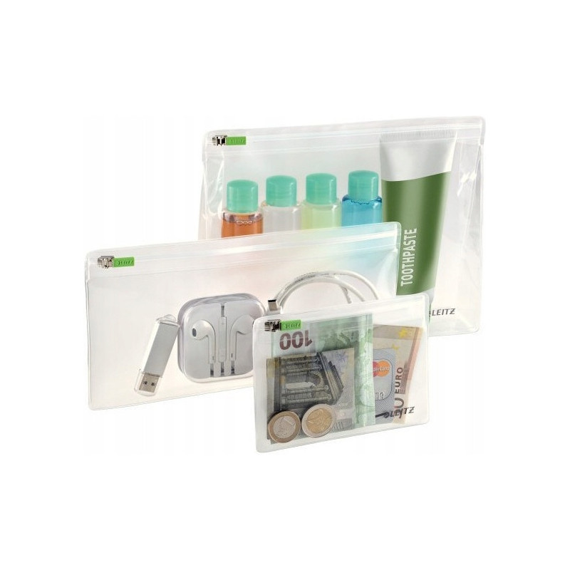 Koszulka z suwakiem na akcesoria XS S M 3sztuki LEITZ 40100000