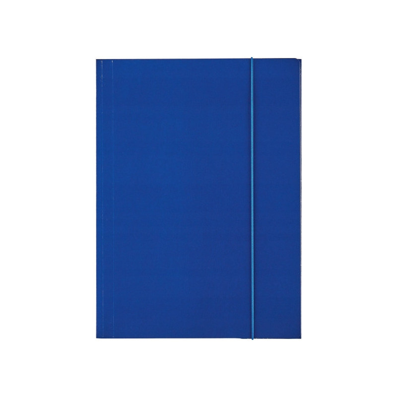 Teczka lakierowana z gumką A4 granatowa ESSELTE 13434