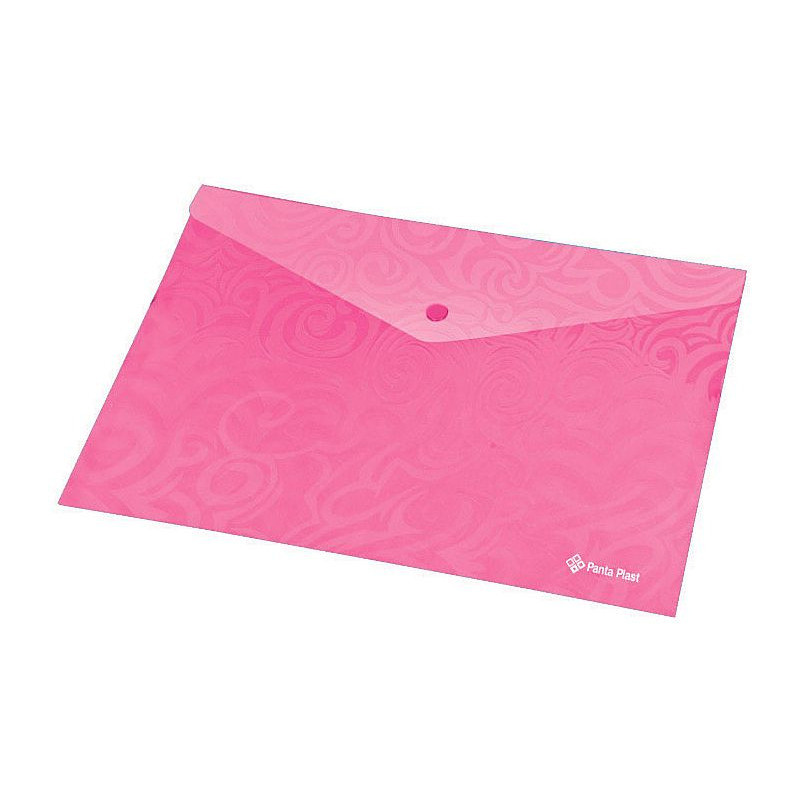 Teczka kopertowa A4 przezrzoczysta TAI CHI malinowa 0410-0073-26